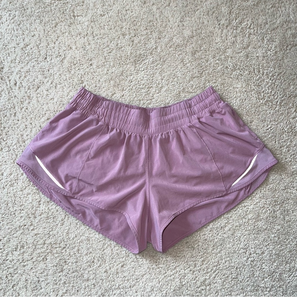 Lululemon Hotty Hot Shorts Pink Taupe